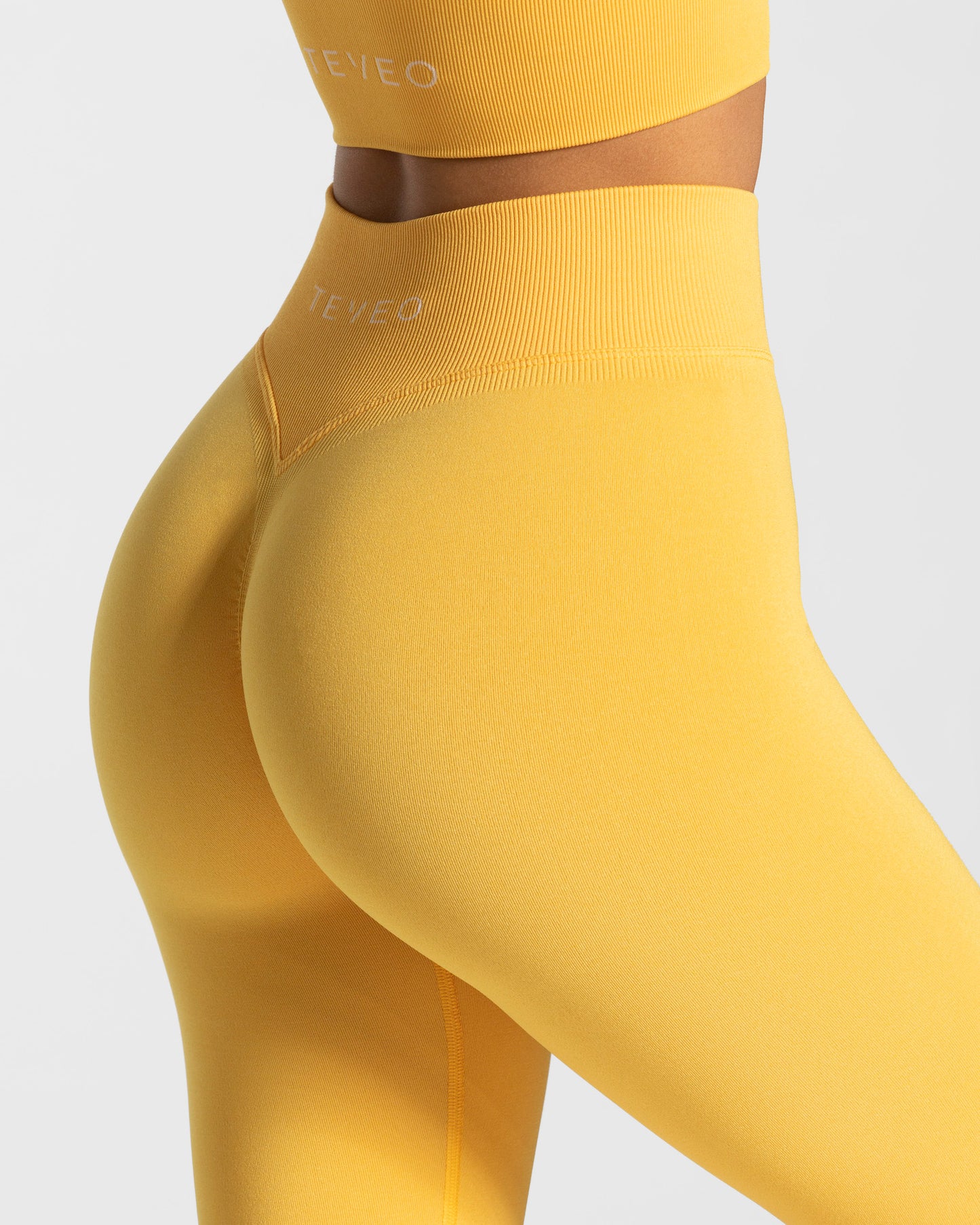 Statement Scrunch Leggings Gelb – TEVEO Official Store